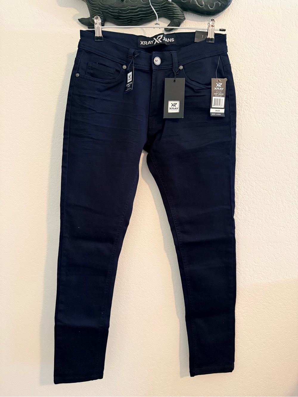X-ray Jeans Men's Dark Navy Slim Fit Jeans